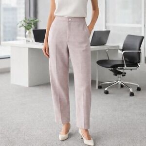 Vintage J.M.T Pink High Waist Tailored Dress Pants Trousers Womens EU 36 US 4